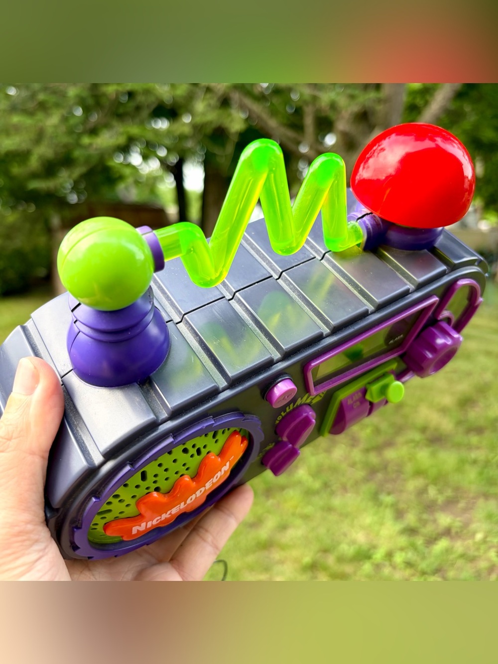 Vintage Nickelodeon Time Blaster Radio/Alarm Clock - Picture 9 of 12